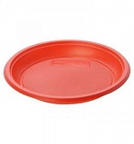 Тарелка десертная ПС красная d=167мм (1600шт/уп) Диапазон, шт
