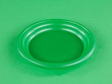 Тарелка десертная ПС зеленая d=165мм (100/2400) Интропластик